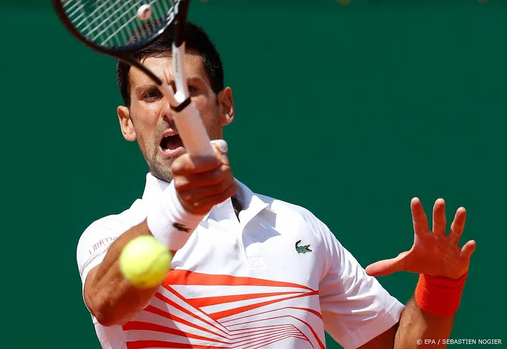 djokovic opnieuw snel klaar in monte carlo