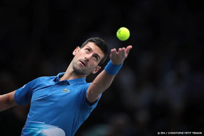 djokovic treft tsitsipas en medvedev op atp finals