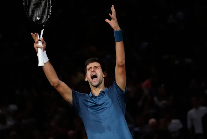 djokovic verslaat federer in parijs