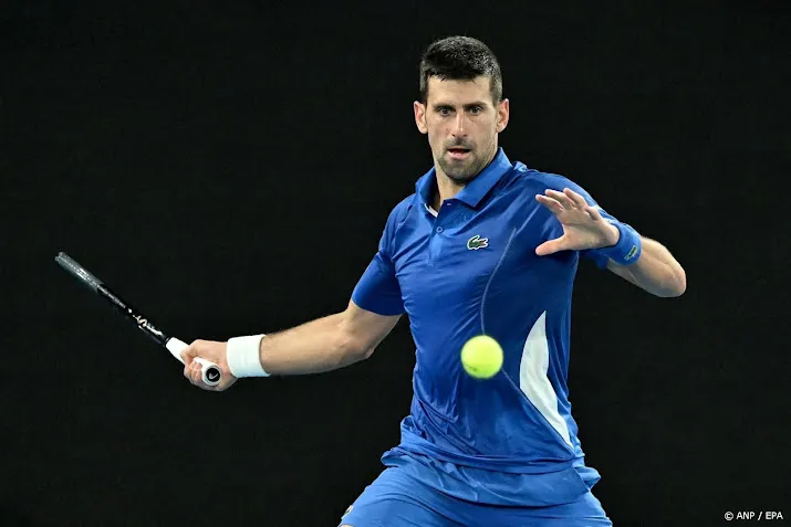 djokovic verspilt weinig energie in derde ronde australian open
