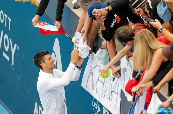 djokovic wint eerste enkelspelpartij sinds terugkeer in australie