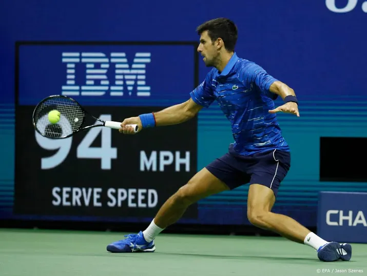 djokovic wint eerste partij na us open