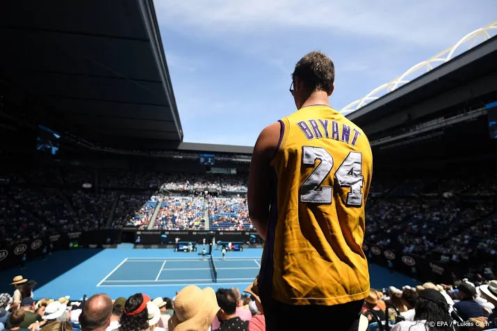 dood van bryant raakt tennissers australian open