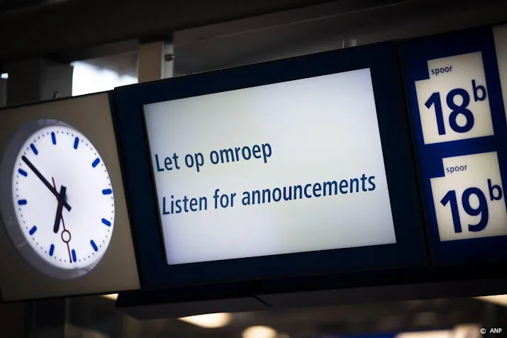 door personeelstekort prorail geen treinen rond utrecht vannacht