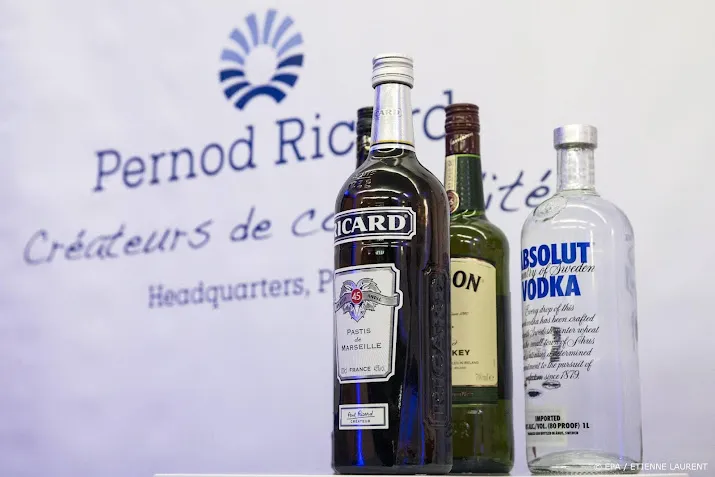 drankenconcern pernod ricard boekt recordomzet