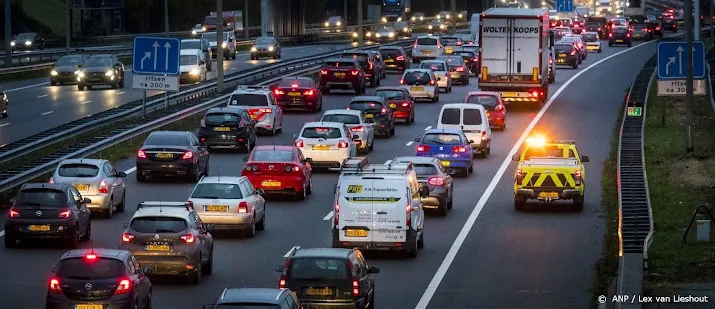 drukte op de weg verwacht richting wintersportgebieden