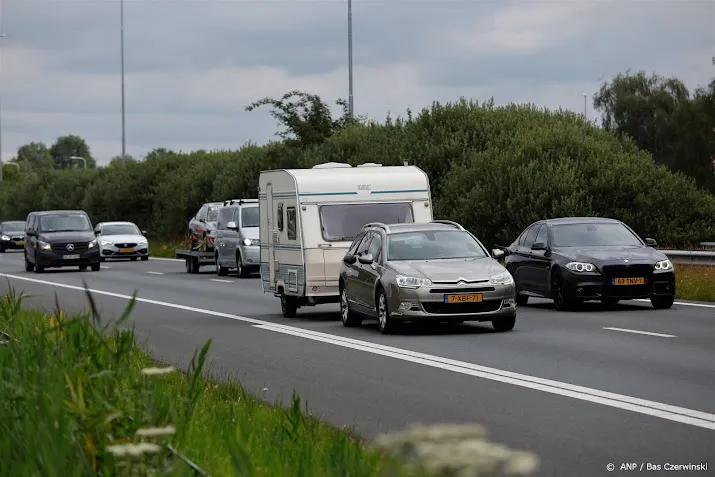drukte op europese wegen door vakantieverkeer