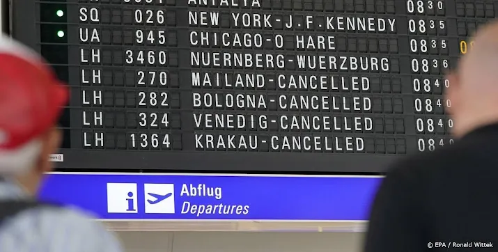 duitse vakbond kondigt staking aan op luchthaven munchen