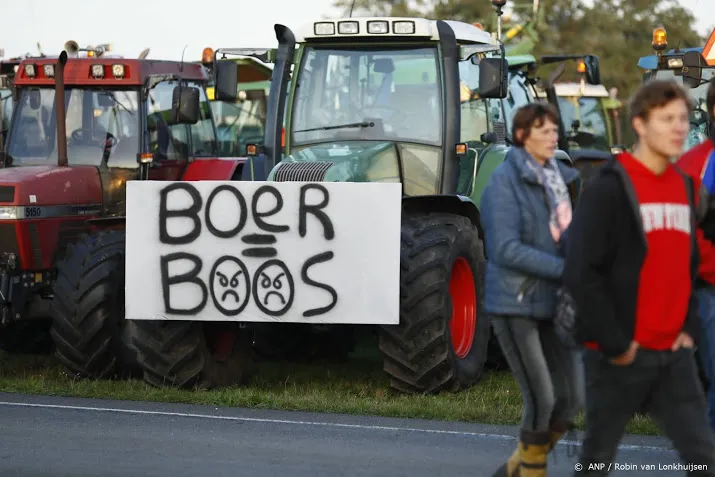 duizenden boeren in bilthoven voor protest