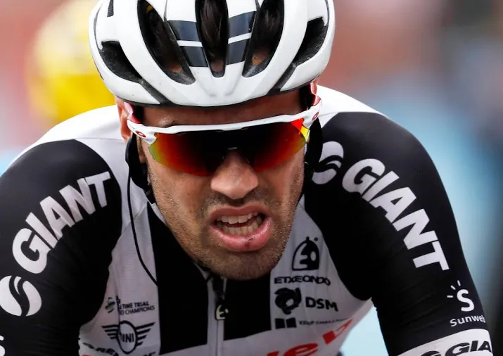 dumoulin verdedigt tweede plaats in tijdrit