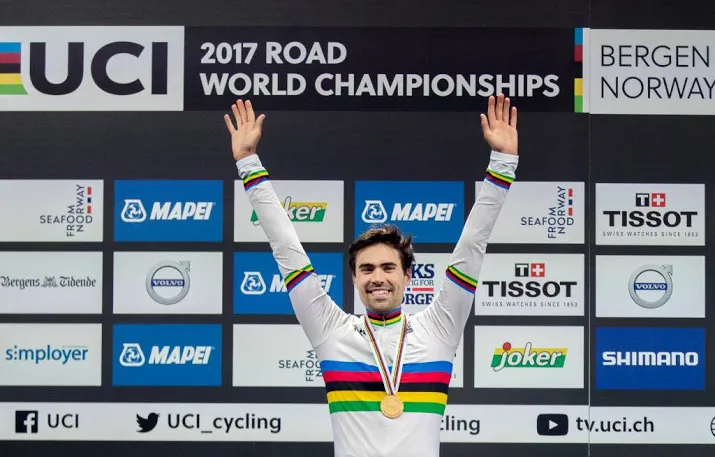 dumoulin was tijdritpak kwijt