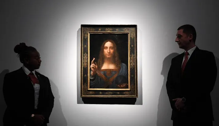 duurste schilderij naar louvre abu dhabi