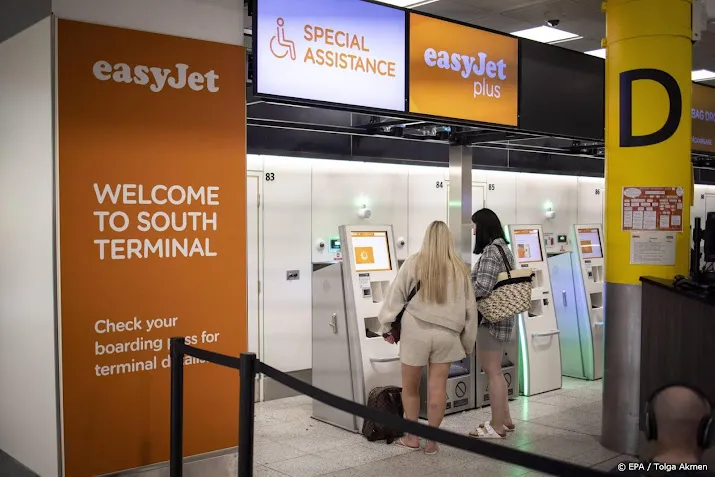 easyjet rekent op groei vakantievluchten ondanks inflatiepijn