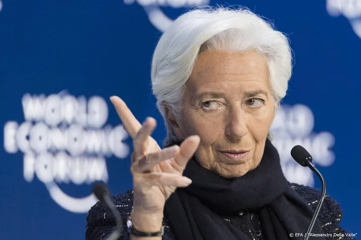 ecb baas lagarde houdt nieuw coronavirus in de gaten