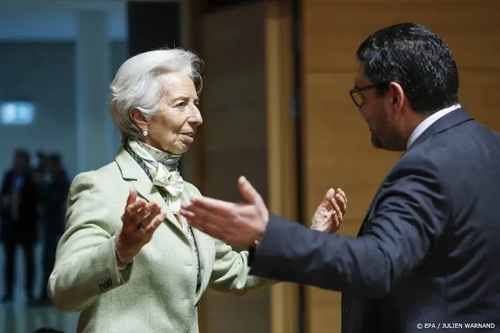 ecb baas lagarde test positief op corona