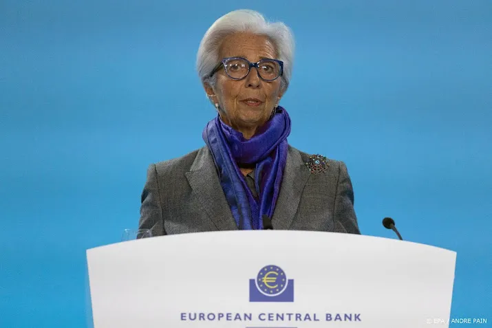 ecb baas lagarde ziet langer hoge inflatie door sterke economie