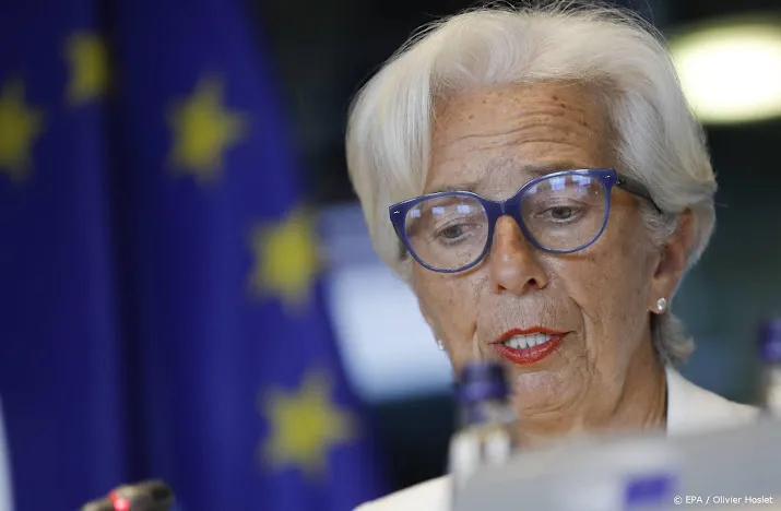 ecb president lagarde belooft harde aanpak hoge inflatie