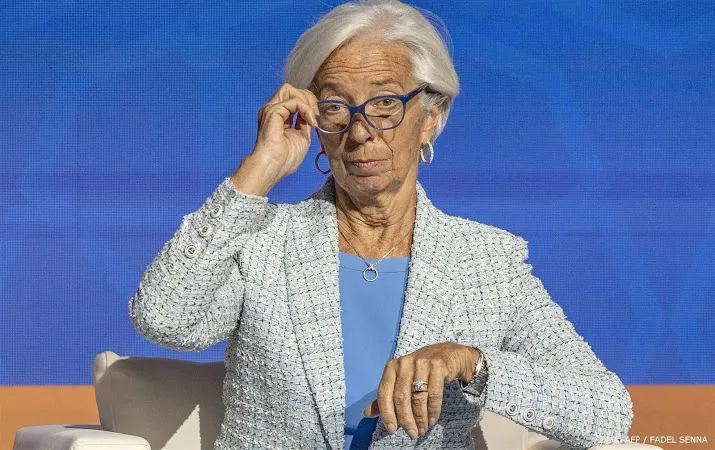 ecb president lagarde in 2025 inflatie terug naar doelstelling
