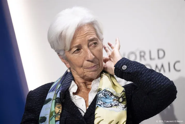 ecb president lagarde inflatie nog steeds veel te hoog