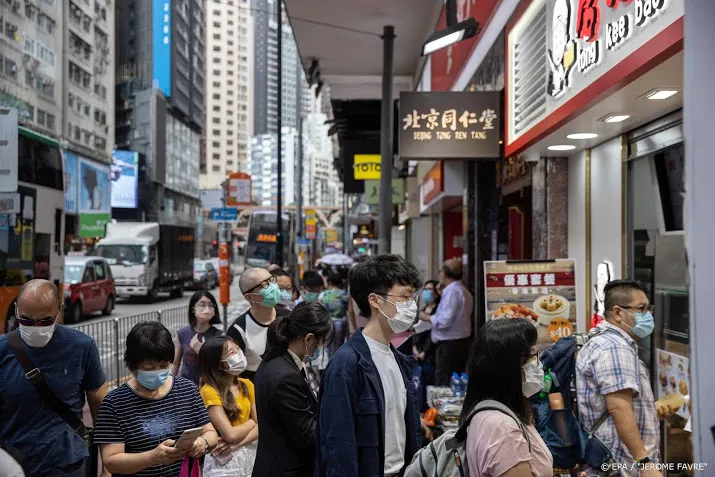 economie hongkong weer sterk gekrompen
