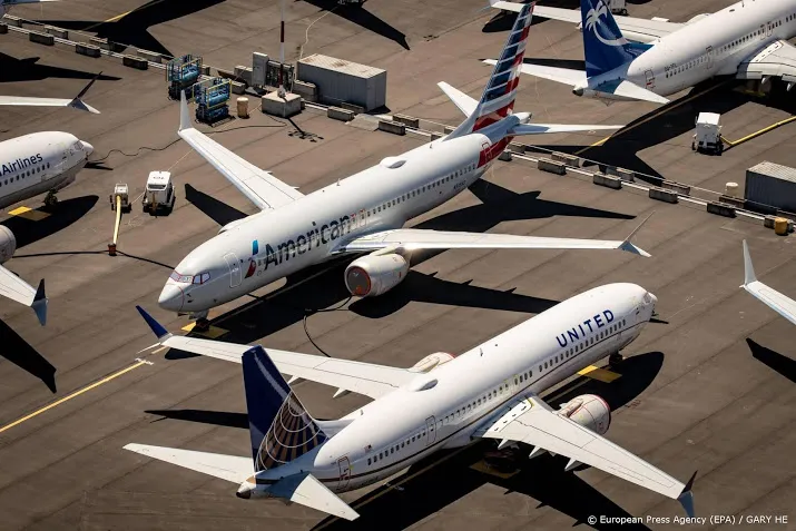 eerste amerikaanse passagiersvlucht met geplaagde max in zicht