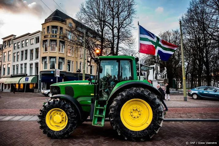 eerste boeren op weg naar den haag