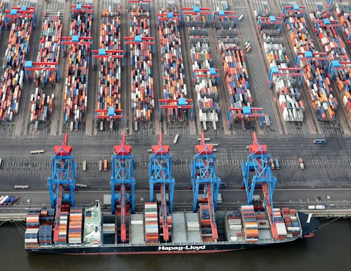 eerste duitse handelstekort sinds 1991 na daling export