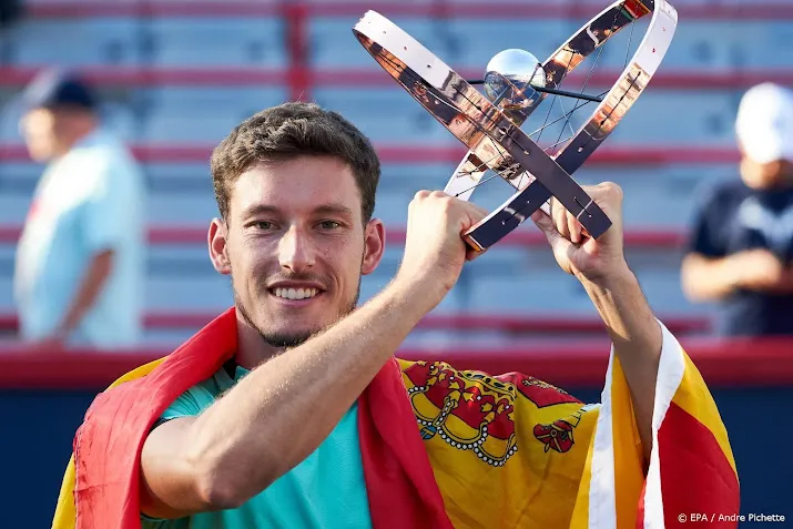 eerste eindzege masterstoernooi spaanse tennisser carreno busta