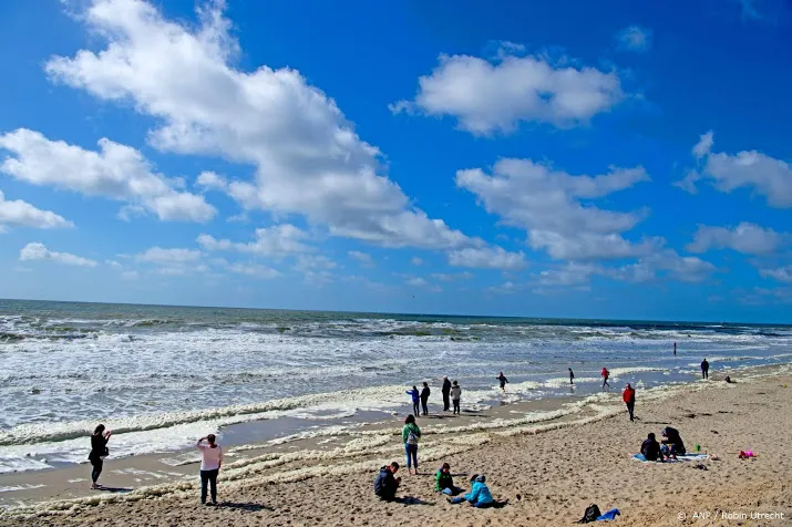 eerste hittegolf op de waddeneilanden