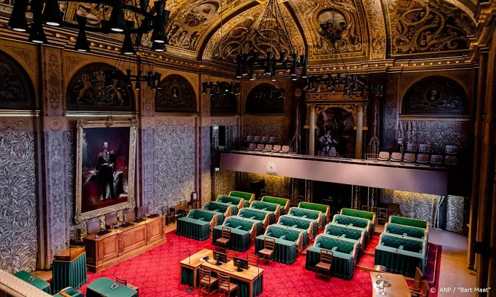 eerste kamer blijft tot en met 6 april gesloten