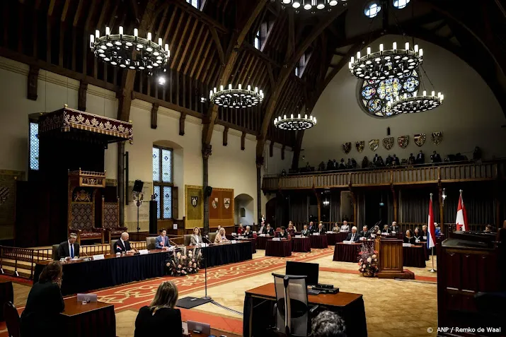 eerste kamervoorzitter neemt in speech afscheid van ridderzaal