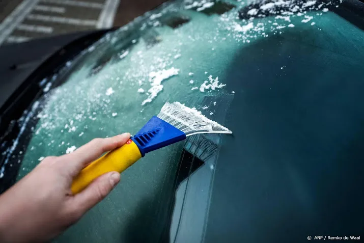 eerste lokale vorst in het najaar gemeten