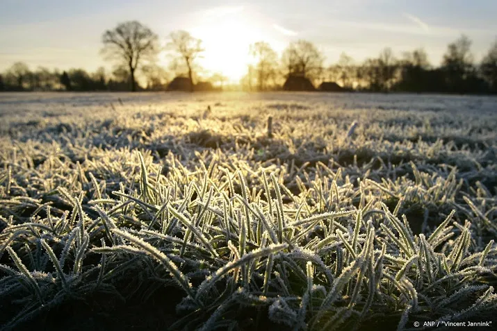 eerste matige vorst van deze winter gemeten