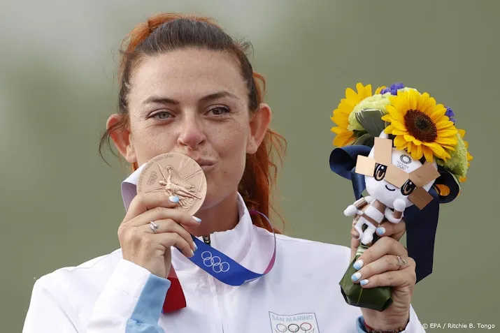 eerste medaille ooit voor san marino