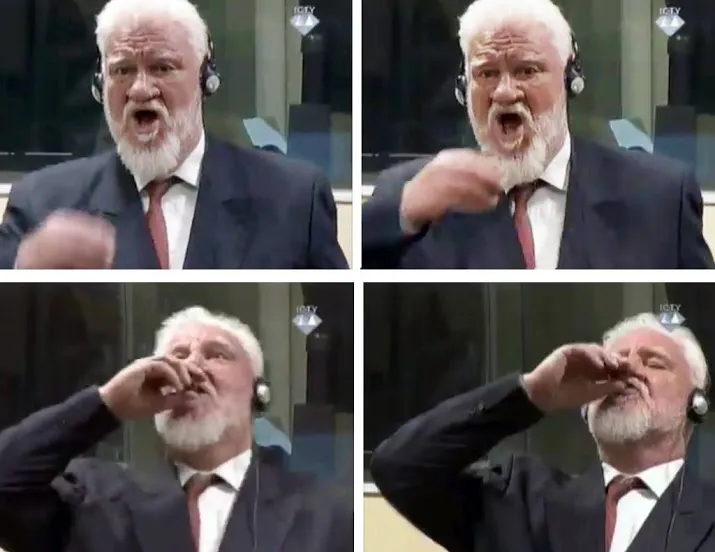 eerste testresultaat generaal praljak nam gif