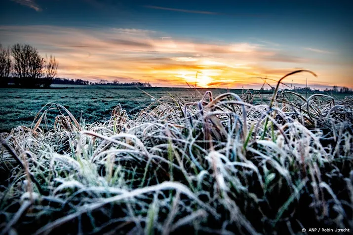 eerste vorst aan de grond sinds zomer