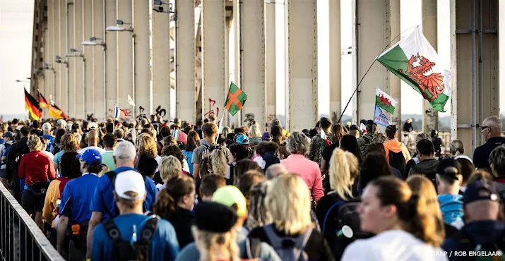 eerste wandeldag vierdaagse te veel voor 732 lopers