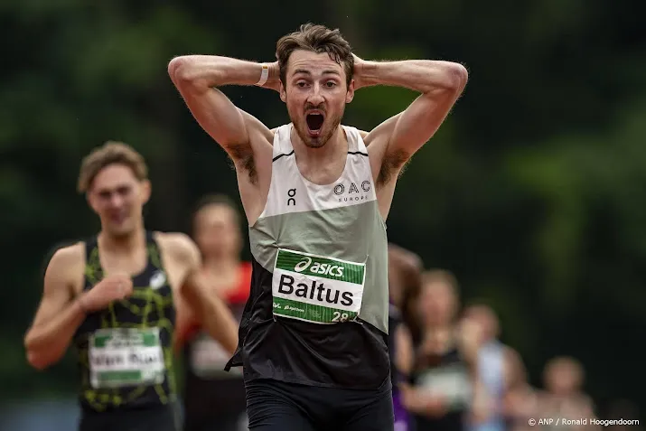 ek debutant baltus uitgeschakeld op 1500 meter na struikeling