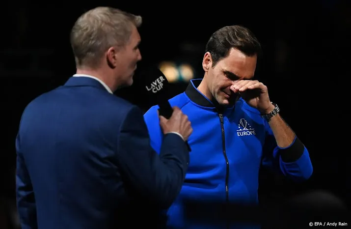 emotionele federer heeft volop genoten van zijn laatste partij