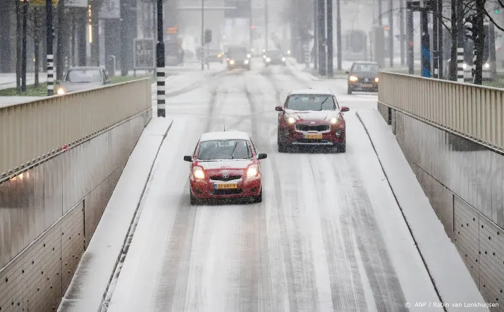 enkele ongevallen op de wegen door sneeuwval