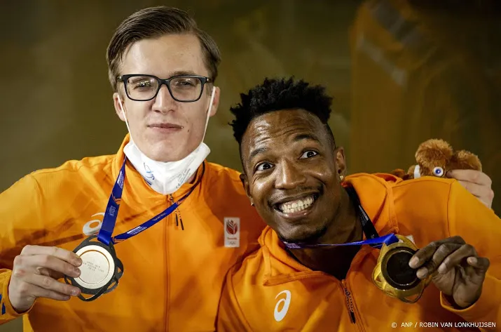 estafettemannen 4400 meter veroveren goud op ek indoor