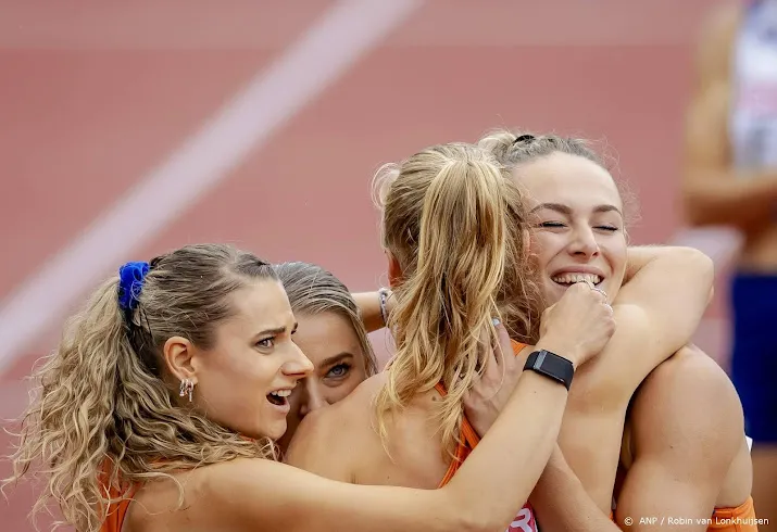 estafetteteam zonder bol overtuigend naar ek finale 4400 meter
