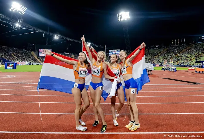 estafettevrouwen 4400 meter atletiek sportploeg van het jaar