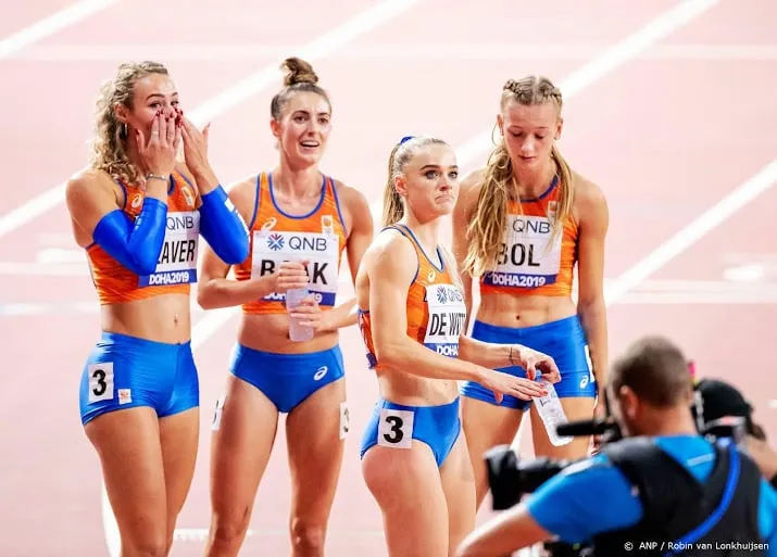 estafettevrouwen bij wk achtste op 4400 meter