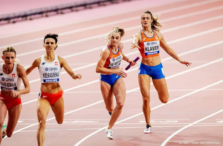 estafettevrouwen naar finale 4400 meter