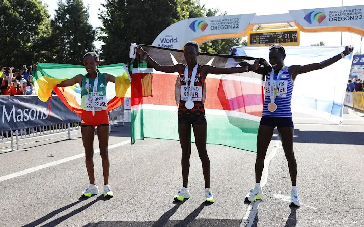 ethiopische gebreslase zegeviert op marathon bij wk atletiek