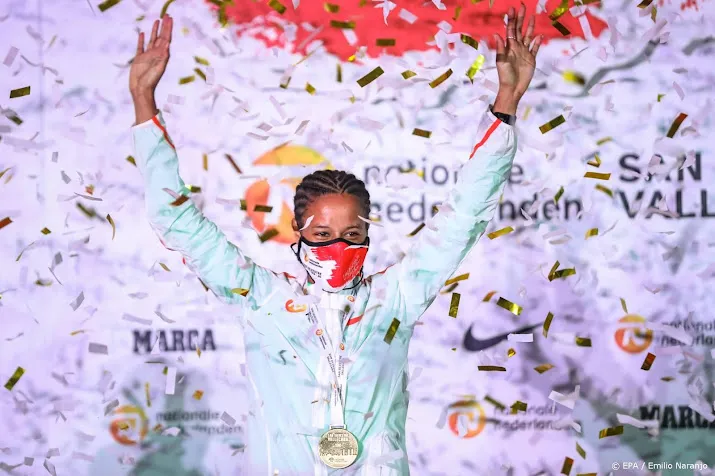 ethiopische wint marathon londen na val kipruto de beste man