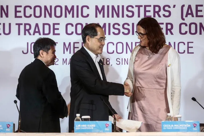eu gaat handelsverdrag met singapore tekenen