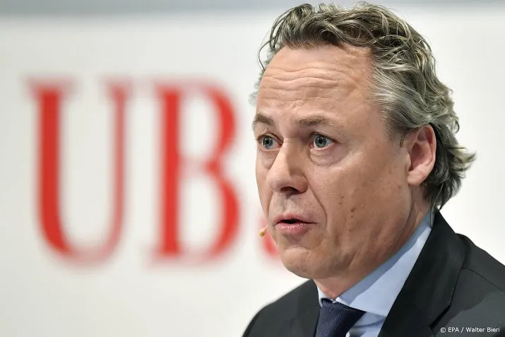 eu kartelboete voor zwitserse bank ubs van topman ralph hamers