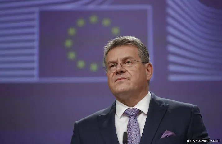 eurocommissaris noord ierse controle op britse waren gaan door